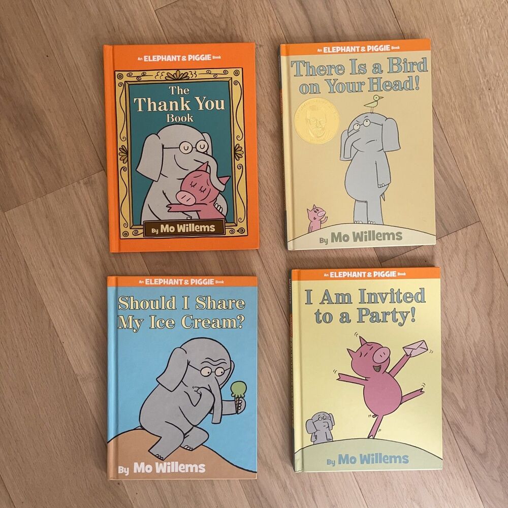 Elephant & Piggie by Mo Willems - Collection of 4 Books